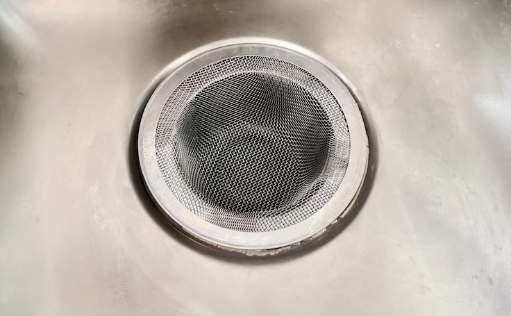 Camper Van Sink Drain Strainer