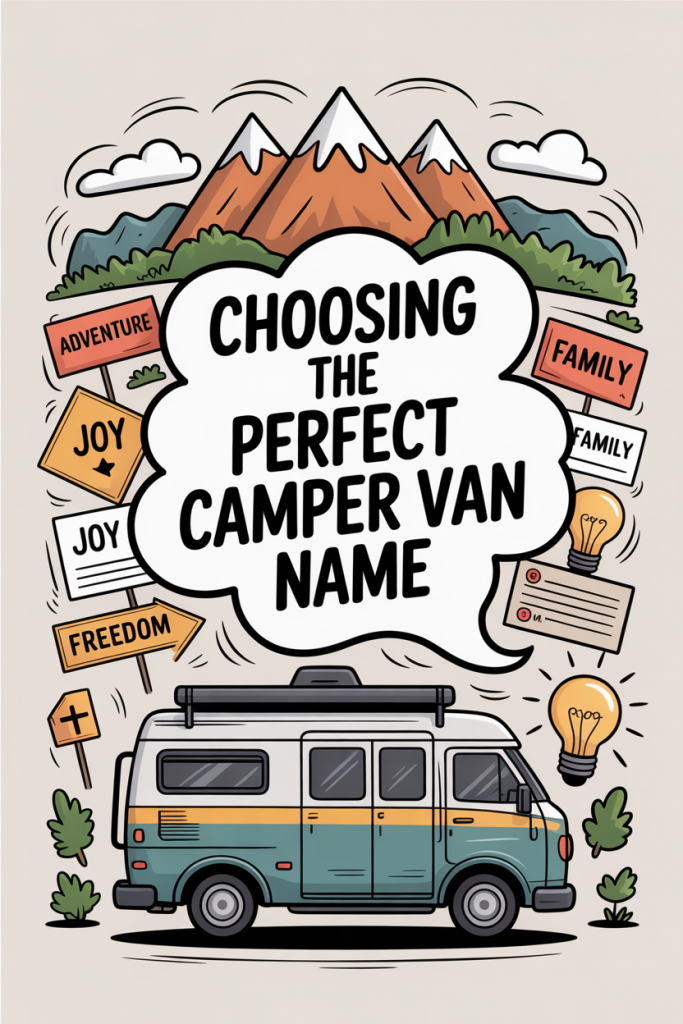 Personalized camper van license plate